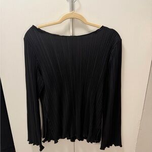 Target Black Pleated Women's Blouse